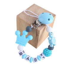 Pacifier Clip with Letters