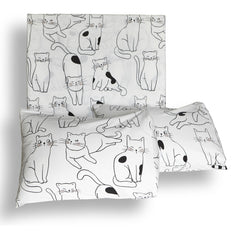 Pure Cotton Bed Linen Set - 3 and 4 Piece Options