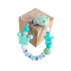 Pacifier Clip with Letters