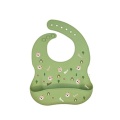 Silicone Bib - Waterproof and Easy Clean
