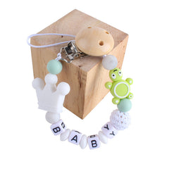 Pacifier Clip with Letters