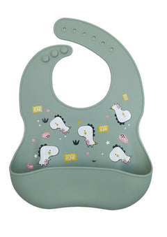 Silicone Bib - Waterproof and Easy Clean