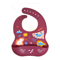 Silicone Bib - Waterproof and Easy Clean