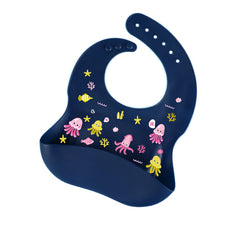 Silicone Bib - Waterproof and Easy Clean