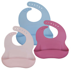 Silicone Bib - Waterproof and Easy Clean
