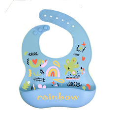 Silicone Bib - Waterproof and Easy Clean
