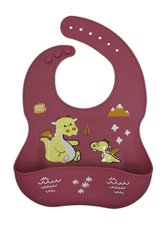 Silicone Bib - Waterproof and Easy Clean